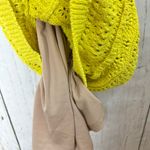 Rachel Zoe Women's Tan Lined Crochet Knit Neon Sleeveless Dress Sz M Photo 8