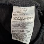 Old Navy  Women Black High Rise Wide Leg Chinos Pants Size 2 Petite Cotton Blend Photo 7