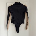MUGLER Black Illusion Stretch Bodysuit 40 Size L Photo 8