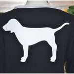 Victoria's Secret Pink Victoria Secret Size S Long Sleeve Shirt Drawstring V-Neck Dog Logo Casual Photo 7