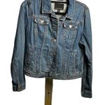 Banana Republic Denim Jacket by . Size Med. Classic Thick Denim NWOT Photo 0