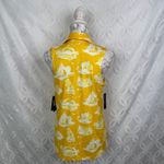 Nike Golf Dri-FIT Women's Sleeveless Printed Polo Top Yellow Size M NWT Photo 3