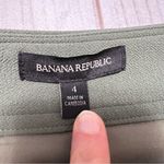 Banana Republic  Olive Green Crepe Military Skirt Size 4 Photo 5