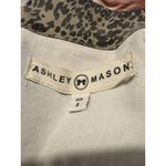 Ashley Mason  Small Distressed Leopard Print Jean Jacket Photo 5