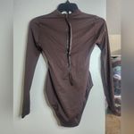 SKIMS  Swim Long Sleeve On piece Cocoa Photo 3