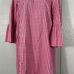 Crown & Ivy  Pink and White 3/4 Sleeve Dress Size Medium EUC Photo 0