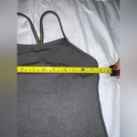 Lululemon  Power Y‎ Flow Y Tank Heathered Gray Size 4 Photo 2