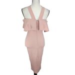 Nookie  HERMOSA Off Shoulder Ruffle‎ MIDI DRESS in Blush | NWT| SMALL Photo 5