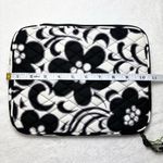 Vera Bradley Night & Day Black and White Floral Quilted Tablet Sleeve Photo 5
