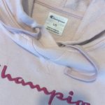 Champion embroidered logo, baby pink hoodie Photo 1