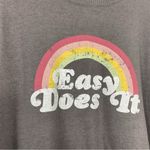 Wildfox  Easy Does‎ It Rainbow Sweatshirt Size XL Photo 2