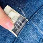 Iif vintage 80s tassel western blue jean button up long sleeve shirt petit Size L Photo 3