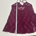 Frederick's of Hollywood  Lace Chemise burgundy size
L Photo 4