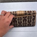 Etienne Aigner  Wallet‎ Brown Checkbook Tri Fold Wallet Royal Signature Y2k Photo 7