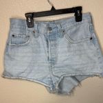 Levi's Women's Light Blue Denim Shorts Photo 0