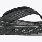 Hoka One One Ora Recovery Black Flip Flops Size W8.5 Photo 0