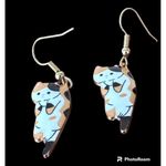 Calico Cat Earrings New Small Kitty Lover Dangle Hooks Christmas Birthda… Photo 5