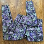 Lululemon Fast & Free 7/8 Tight nulux 25" in vivid vision multi black size 6 Photo 1