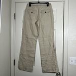 Armani Exchange Women’s Tan Straight Leg 100% Linen Slacks Size 28 Reg Photo 1