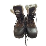 The North Face  Waterproof Winter Snow Boots Women's Size 10 Brown Fur Lined Photo 2