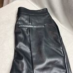 7 For All Mankind Black Faux Leather pants size large Photo 4