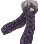 Dearfoams The Original Dearfoam Slipper Sox’s Lavender/Grey Fleece Lining Thick Warm Cozy Photo 5