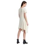 All Saints Ella Fifi Tee Dress Vintage White Lagenlook Small NEW Photo 4