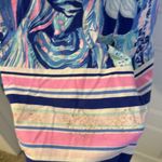 Lilly Pulitzer  Beacon Jersey Knit Fish Striped Shift Dress XS Photo 2