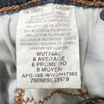 Aura Riders by Lee Womens Jeans 8 Average Mid Rise Straight Leg Embellished Photo 4