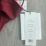 Veronica Beard  Gilly Bikini Top Deep Brick Red / Pink Size XL New Photo 7