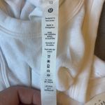 Lululemon  Hold Tight Cropped Tank Top White - Size 12 Photo 3