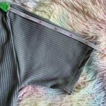 NWOT Square Neck Ribbed Gray Crop Tee Size XS Photo 7