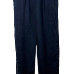 Quince Women’s Pull On Linen Pants in Navy Blue Size XS Photo 0