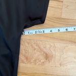 Eileen Fisher Black Short Sleeved Silky Blouse Photo 6