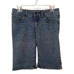 Paris Blues Women's Blue Capri Denim Jeans, Sz M Photo 0