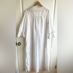 Vintage Barbizon Nightgown Size Large 70s Prairie Western Embroidered Lace White Photo 4