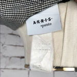 Akris Punto  Houndstooth Gray Wool Belted‎ Dress Photo 7