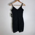 Lulus Black Lace Applique‎ Spaghetti Strap Bodycon Dress Lulus Xs CP0133 Photo 1