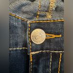 Seven7 Vintage Y2K  Capri Cropped Embroidered Jeans size 8 Photo 2