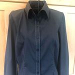 BCBGMAXAZRIA Black Button Down Stitched Top size Medium Photo 1