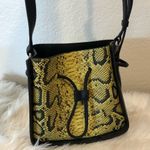 3.1 Phillip Lim Soleil Mini Leather Drawstring Bucket Bag- Lemon/BLK Snake Print Photo 8