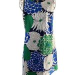 Eliza J NWT  Bahama Blue Floral Dress size 6 97% cotton Photo 0