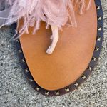 Valentino Garavani Valentino Soul Stud feather thong sandals in rose size IT 36 US 6 Photo 6