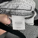 J Jill Women's Black & White Geometric Print Straight Leg Dress Pants Photo 4