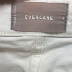 Everlane Women's  White Cropped Straight Short Jeans Size 4 EUC #7580 Photo 7