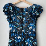 NEW Alexander by Daymor Gown Blue Black Lace Embroidered Dress Blk Blue Sz 6 Photo 6