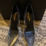 Saint Laurent Patent Calfskin PVC Opyum Black Size 38 Photo 1