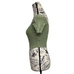 Princess Polly Green Ribbed Off-Shoulder Crop Top XS/S Boho Coastal Preppy Photo 3