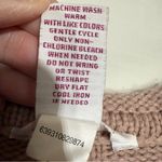 Candie's  Rose Gold Dusty Pink Sweater Dress, Tie Waist Size XL Photo 5