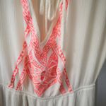 Flying Tomato  Cream/Neon Pink Maxi Prairie Dress S Dopamine Boho Coconut Girl Photo 3